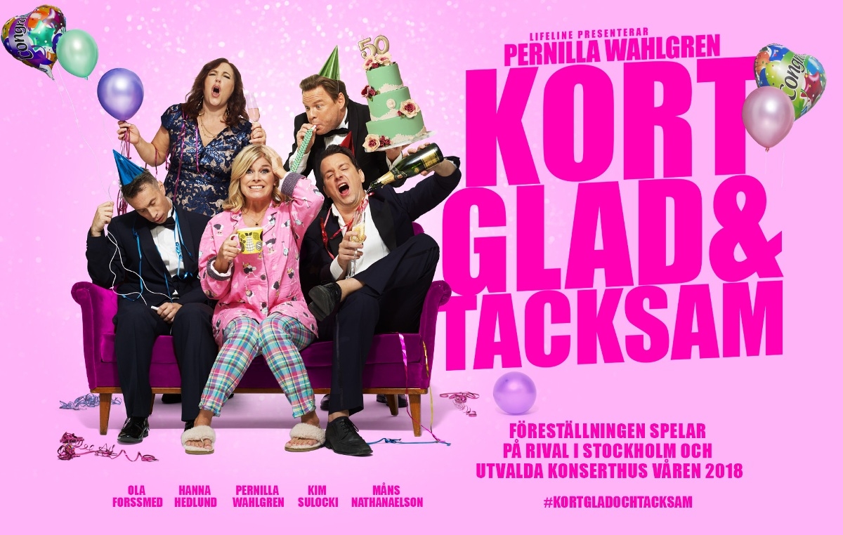 Pernilla Wahlgren – Kort, glad och tacksam