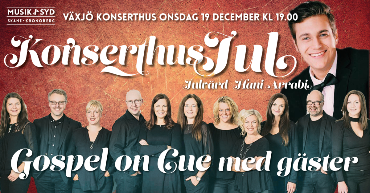 Konserthusjul med Hani Arrabi och Gospel on Cue