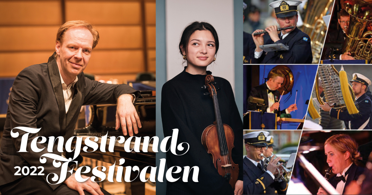 TENGSTRANDFESTIVALEN 2022, INVIGNING MED MARINENS MUSIKKÅR I VÄXJÖ KONSERTHUS