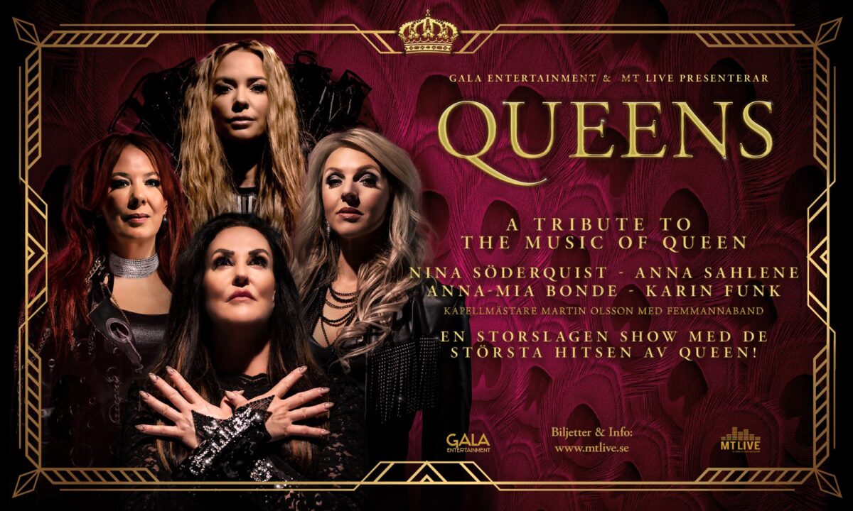 QUEENS – EN STORSLAGEN SHOW MED DE STÖRSTA HITSEN AV QUEEN!