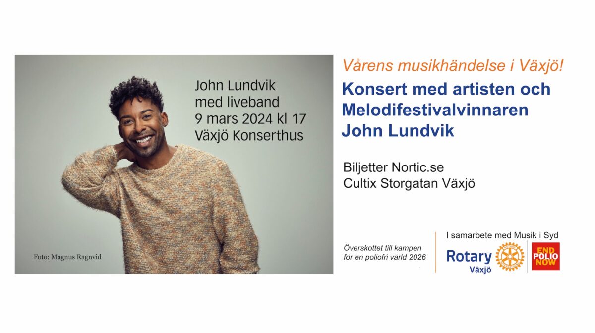 JOHN LUNDVIK MED LIVEBAND