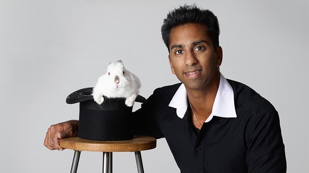 Magic Markus trollar med Växjö Stads symfoniorkester