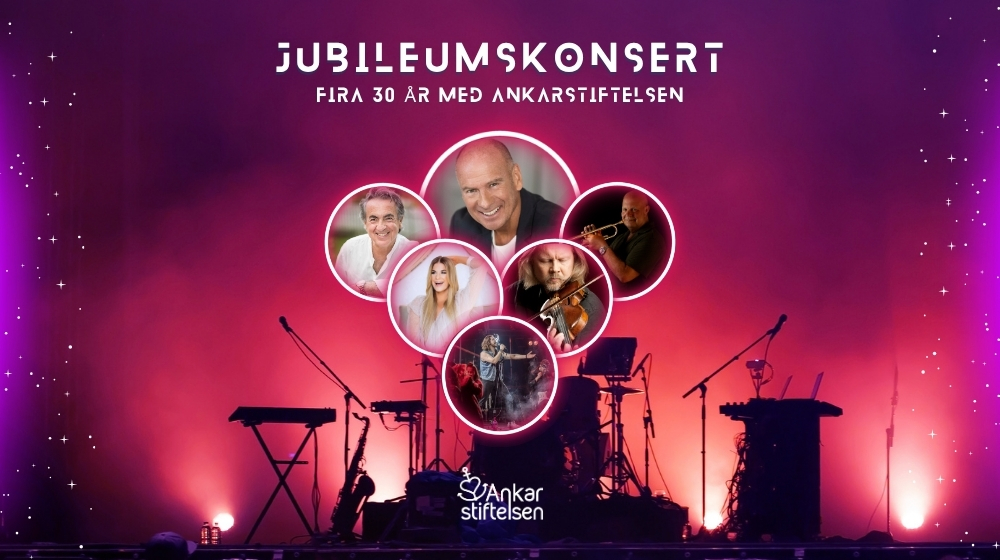 Jubileumskonsert – Fira 30 år med Ankarstiftelsen